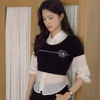 [문지원 pick] [2nd reorder] Camellia knit top
