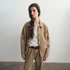 Fade Denim Jacket_Beige