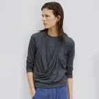 TS021 Veil Drape Long Sleeve (Charcoal)