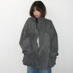 RIBBON POCKET FIELD JACKET CHARCOAL