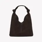 Chad Suede Shoulder Bag M (Deep Brown)