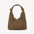 Chad Suede Shoulder Bag M (Camel)