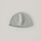 Basic Wool Knit Beanie - Light Gray