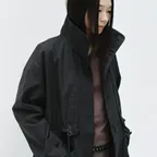 Utility Safari Long Coat (Black)