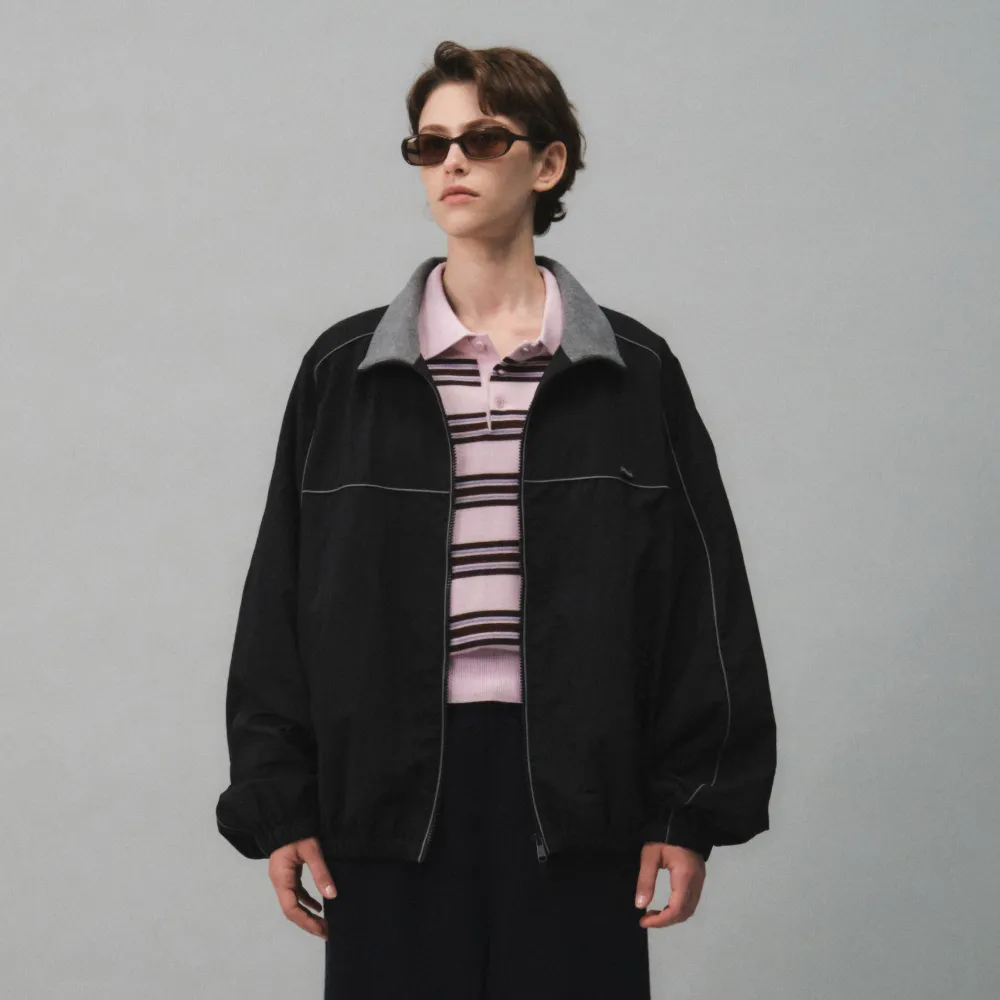 [29CM 단독] 26FW TESSA STRIPE COLLAR KNIT (PINK)