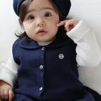 [BABY] 마레 베스트 스커트 SET 네이비