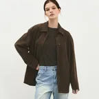 Sandy Suede Jacket Camel