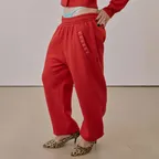Napoleon Stud Sweatpants Red