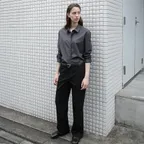 Mid-rise Slacks_Black