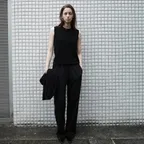 Cotton Jersey Pants_Black