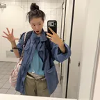 [박가을 PICK] FADED FIELD JACKET (BLUE)
