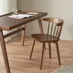 오크빌 웨이브 원목 서랍형 책상 (3 sizes)