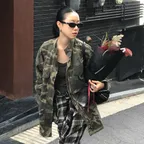 [박가을,다나 PICK] FADED CAMO FIELD JACKET