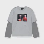 E.T. LAYERED T-SHIRT (M.GREY)