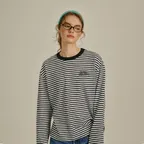 Mellow Stripe Tee (Black/Ivory)