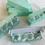 Mist glass soju cup 4P / 미스트 유리 소주잔 사케잔 4p SET (3 Type) + 박스포장&쇼핑백
