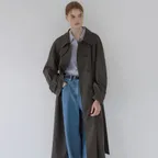Relaxed wool-blend raglan trench coat C/Brown [N6ACT03]