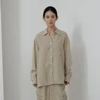 베이직 포켓 큐브라 셔츠_beige