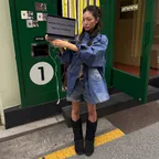 [벨라우영,박가을 PICK] FADED FIELD JACKET (BLUE)