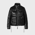 UTILITY HIGH NECK LIGHT JACKET BLACK
