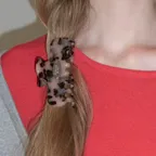 [29CM단독] Classic Rectangular Claw Hair Clip (4color)_Leopard Beige