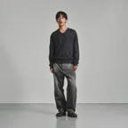 Sashiko Chino Pants_Faded Charcoal