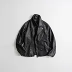 DISTRESSED LAMBSKIN DB RIDER JACKET black