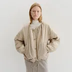 NOLA REVERSIBLE QUILT JACKET (BEIGE)