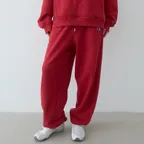 [ 챔피온 X 엔조블루스 ]  베이직 스웻 조거 팬츠 (Red)