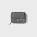TCM typography cotton wallet (charcoal)