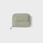 TCM typography cotton wallet (green)