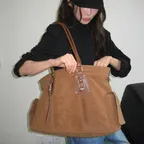 [29EDITION X 우정] large cocker bag (suede camel)