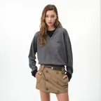 DEVORA LAYERED KNIT (MELANGE GRAY)