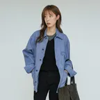 RELIEF FRENCH WORK JACKET [BLUE]