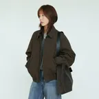DRIVER SWING JACKET [DARK BROWN]