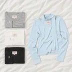 [2 PACK] CLASSIC SCARF LS TEE