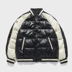 SUKAJAN DOWN JACKET / BLACK & ECRU