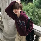 [오제PICK][예약배송] FRVR essential hoodie zip up [FRFA06LT09]_Burgundy