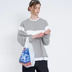 Moss two-tone sweatshirt_Melange grey