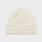 [Krackerhouse] STRIPED BEANIE (IVORY)
