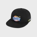 [Krackerhouse] SUNDAY CAP (BLACK)