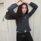 Lucy Tie Blouse Check