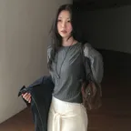 [29EDITION X 곰송이] Crease Boat-neck T-shirts E935_9E