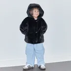 테디 후드 퍼 자켓