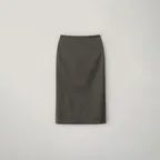 PENCIL SKIRT_GRAYISH BROWN