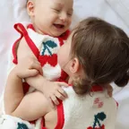 [BABY]하트 체리 수면조끼
