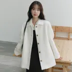 [5차] Valentin Wool Half Coat (Cream)