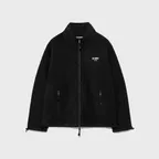 G FLEECE ZIP UP (BLACK)