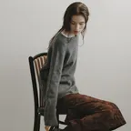 Milos Boat Neck Knit (Gray)
