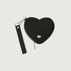 TB X LS Heart Mini Pouch_Black